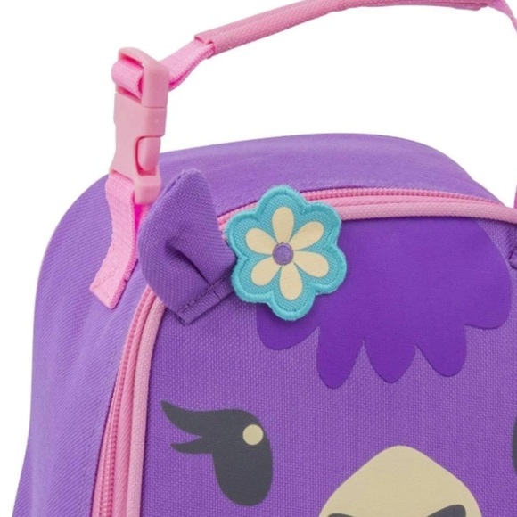 Kids Llama Lunch Bag in Purple and Blue - Picture 5 of 6